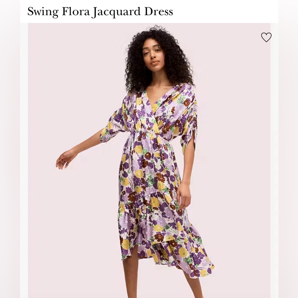 Kate Spade Silk Swing Floral Dress